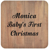 Monica Baby's First Christmas - Drink Coaster C