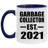 Garbage Collector Established Est. 2021 - 11oz Accent Mug Purple