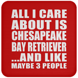 All I Care About Is Chesapeake Bay Retriever - Drink Coaster