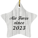 Air Force Since 2023 - Star Ornament F