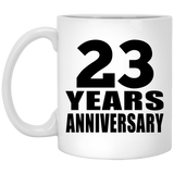 23rd Anniversary 23 Years - 11 Oz Coffee Mug