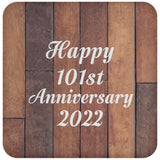 Happy 101st Anniversary 2022 - Drink Coaster E
