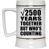 50th Anniversary Square Root of 2500 Years Who's Counting - Beer Stein
