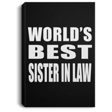 World's Best Sister In Law - Canvas Portrait