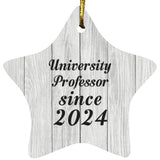 University Professor Since 2024 - Star Ornament F