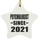 Psychologist Since 2021 - Star Ornament