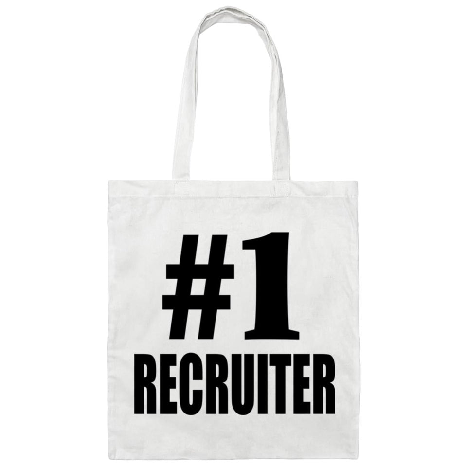 Number One #1 Recruiter - Tote Bag White