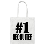 Number One #1 Recruiter - Tote Bag White