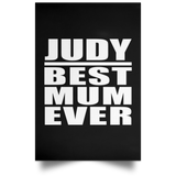Judy Best Mum Ever - Poster Portrait