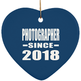Photographer Since 2018 - Heart Ornament
