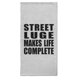Street Luge Makes Life Complete - Hand Towel
