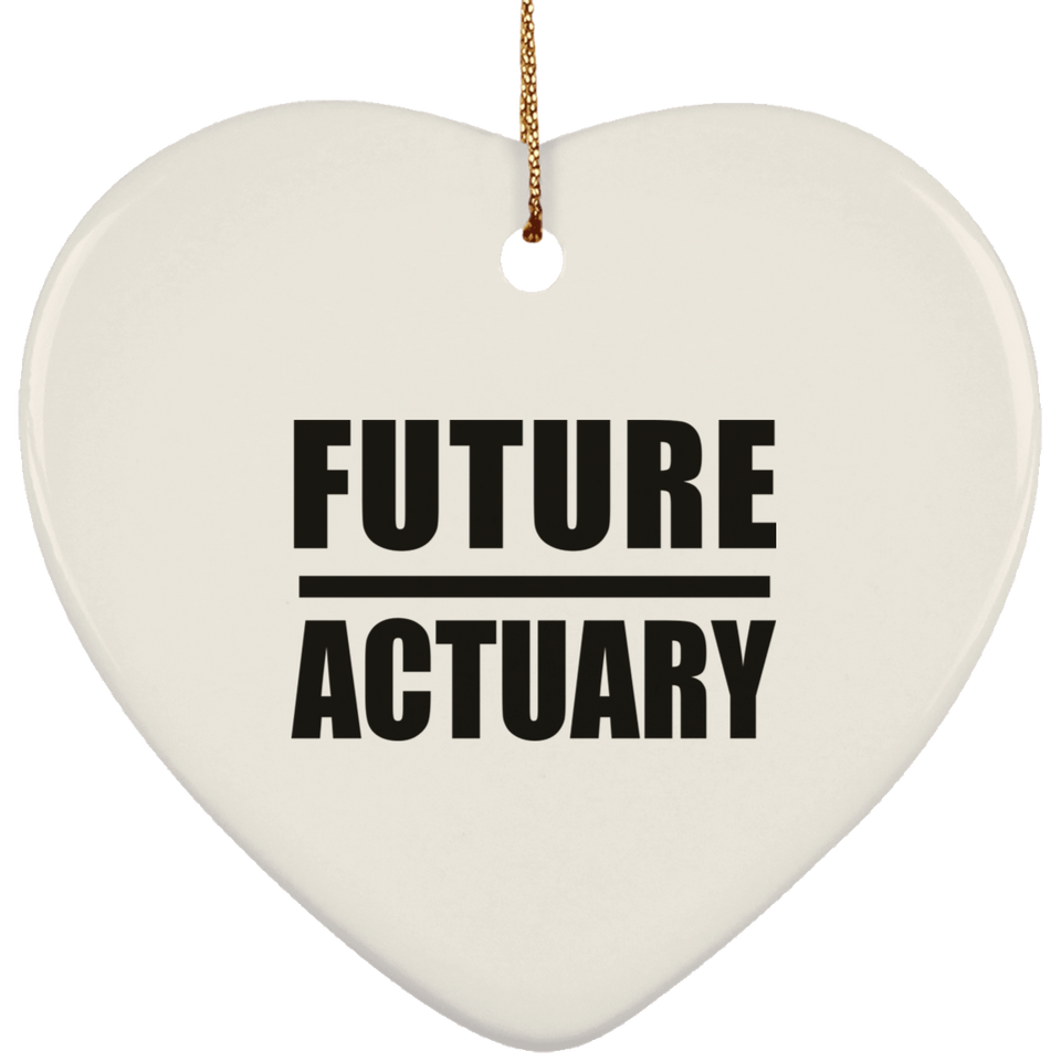 Future Actuary - Heart Ornament
