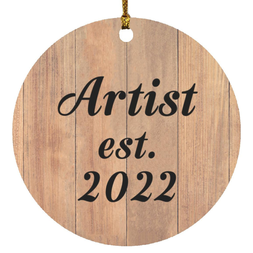 Artist Established Est. 2022 - Circle Ornament C