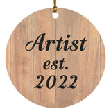 Artist Established Est. 2022 - Circle Ornament C
