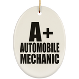 A+ Automobile Mechanic - Oval Ornament