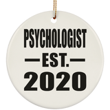 Psychologist Established EST. 2020 - Circle Ornament