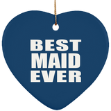 Best Maid Ever - Heart Ornament