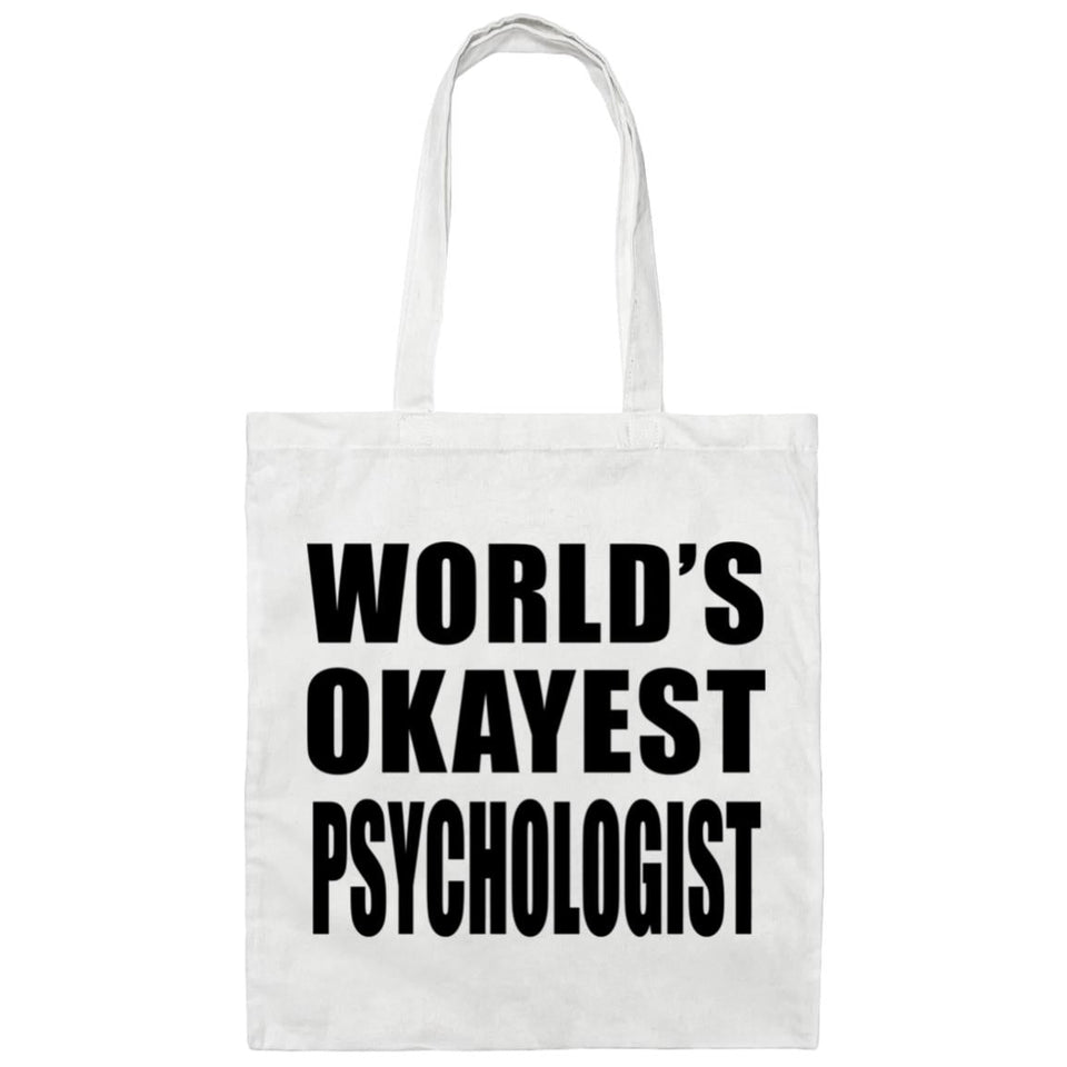 World's Okayest Psychologist - Tote Bag White
