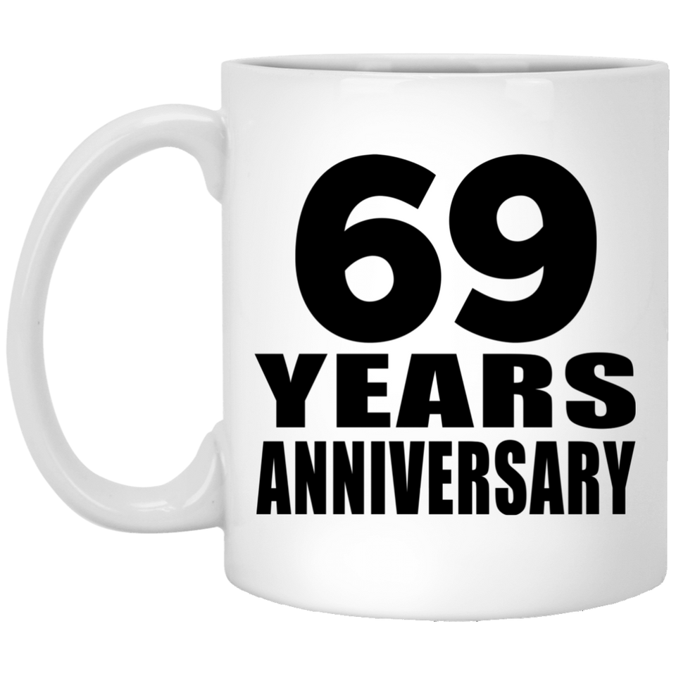69th Anniversary 69 Years - 11 Oz Coffee Mug