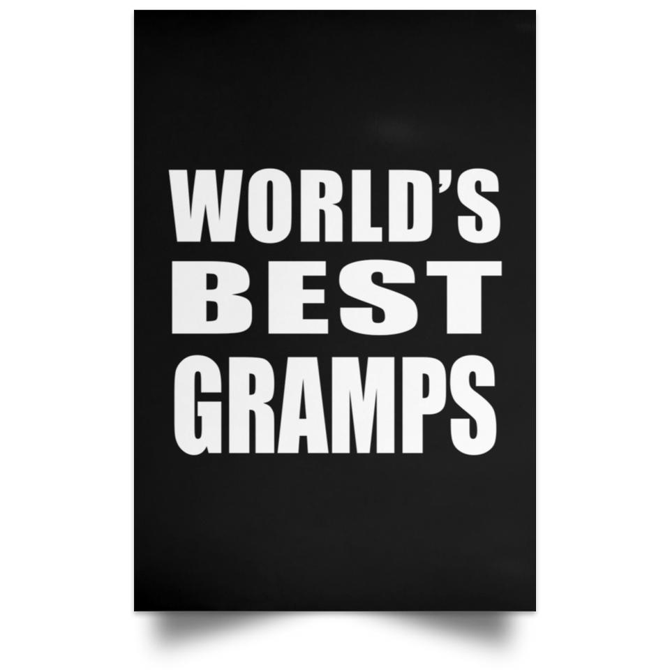World's Best Gramps - Poster Portrait