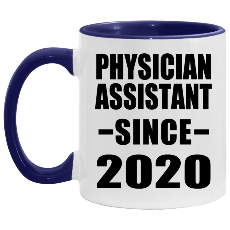 Physician Assistant Since 2020 - 11oz Accent Mug Purple