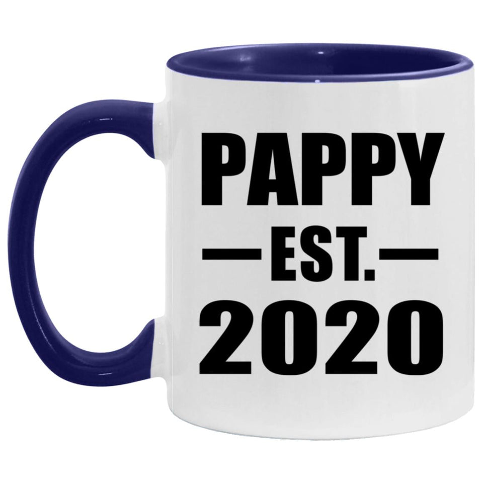 Pappy Established EST. 2020 - 11oz Accent Mug Purple