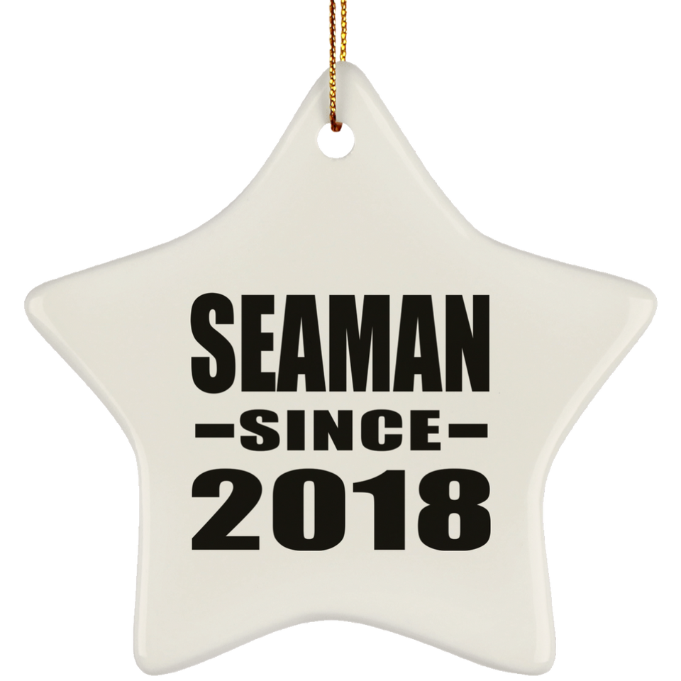Seaman Since 2018 - Star Ornament