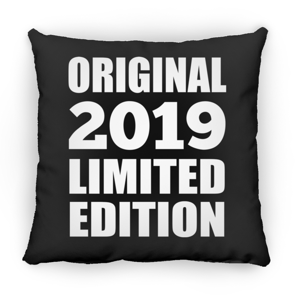 5th Birthday Original 2019 Limited Edition - Throw Pillow Black