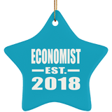 Economist Established EST. 2018 - Star Ornament