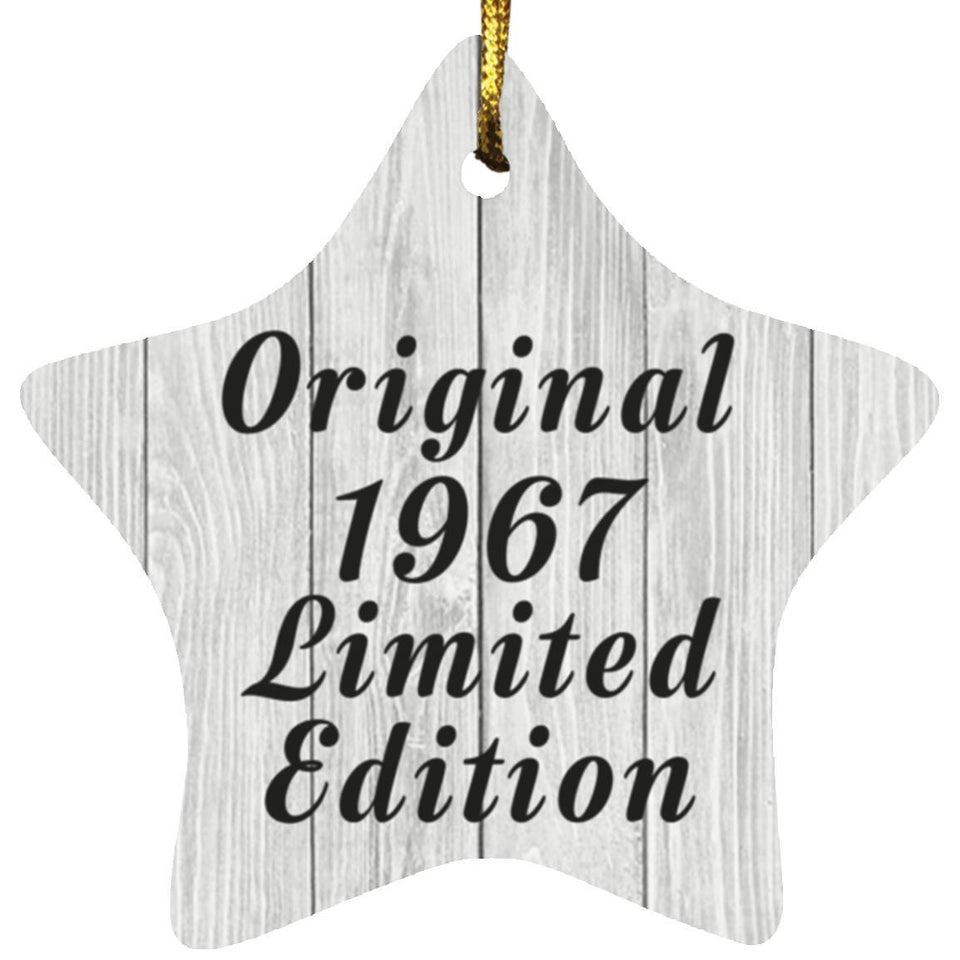 57th Birthday Original 1967 Limited Edition - Star Ornament F