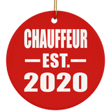 Chauffeur Established EST. 2020 - Circle Ornament