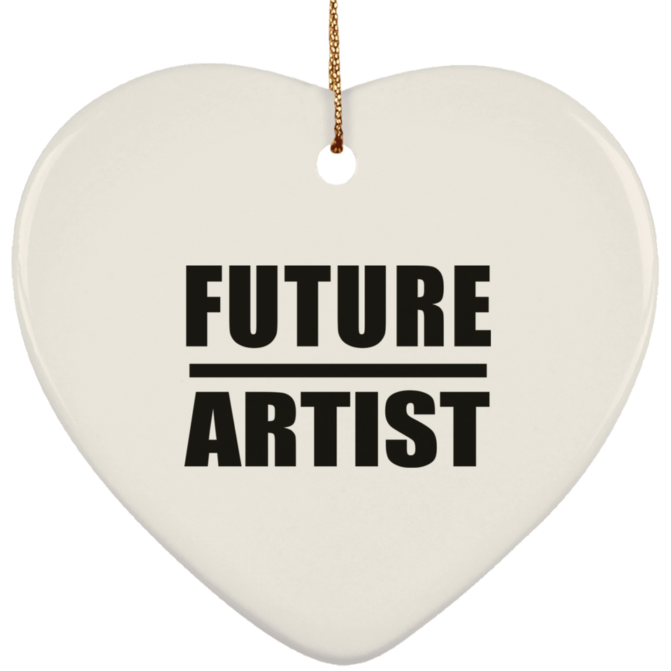 Future Artist - Heart Ornament
