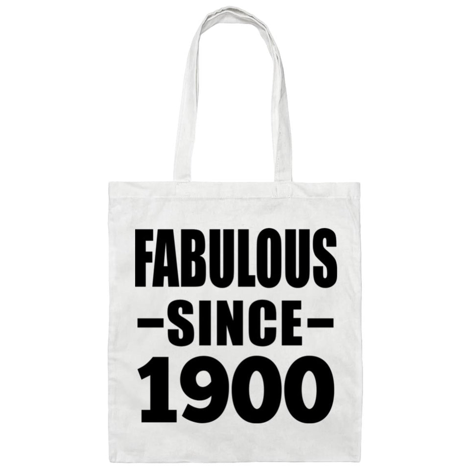 124th Birthday Fabulous Since 1900 - Tote Bag White