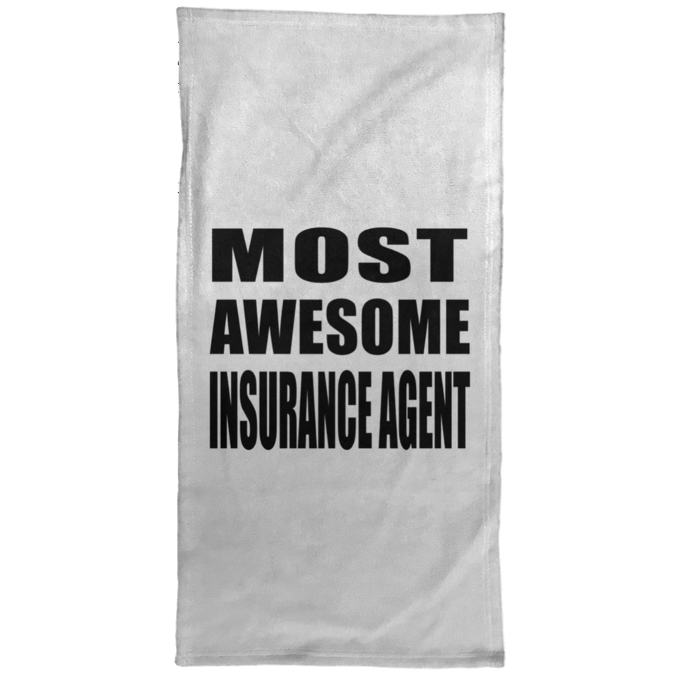 Most Awesome Insurance Agent - Hand Towel