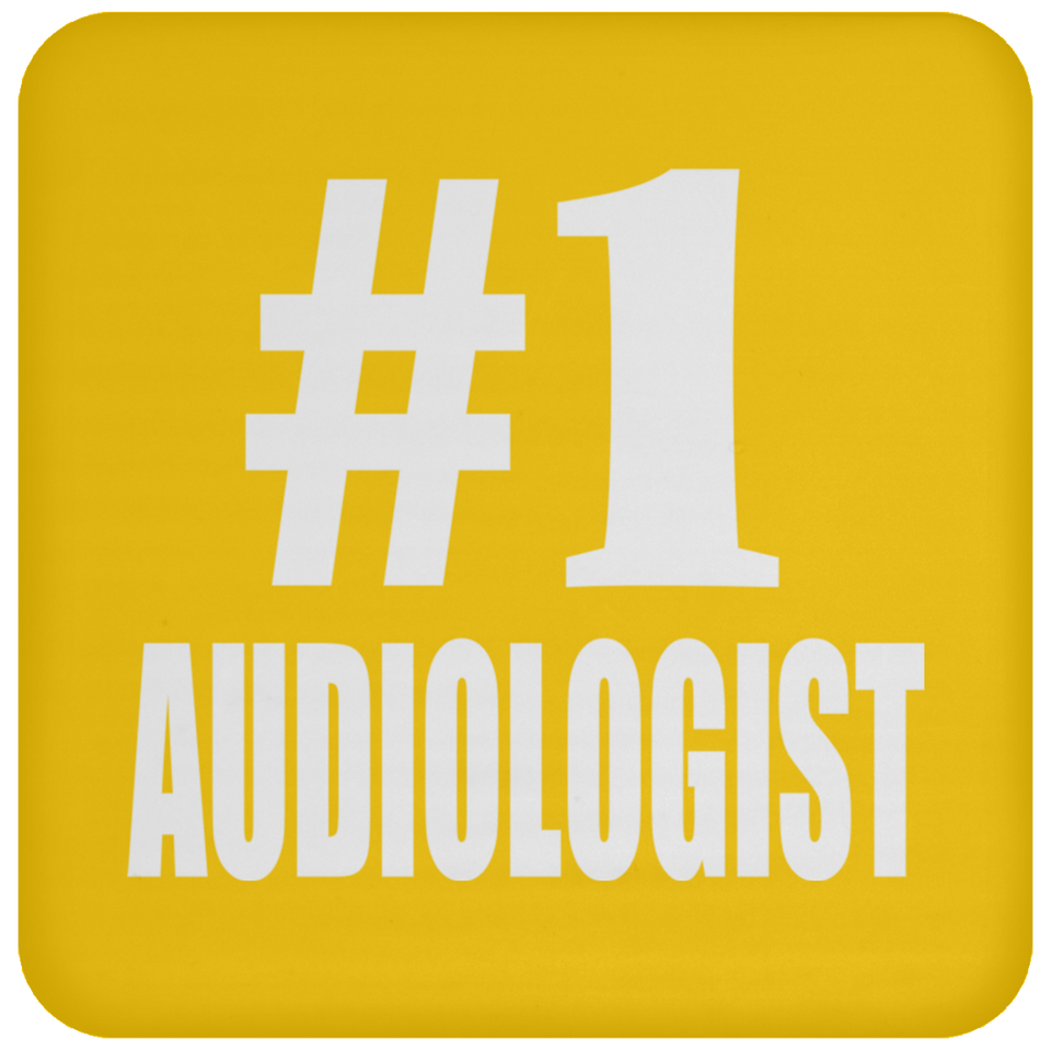 Number One #1 Audiologist - Drink Coaster