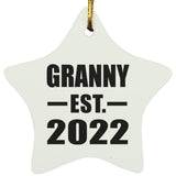 Granny Established EST. 2022 - Star Ornament