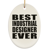 Best Industrial Designer Ever - Oval Ornament