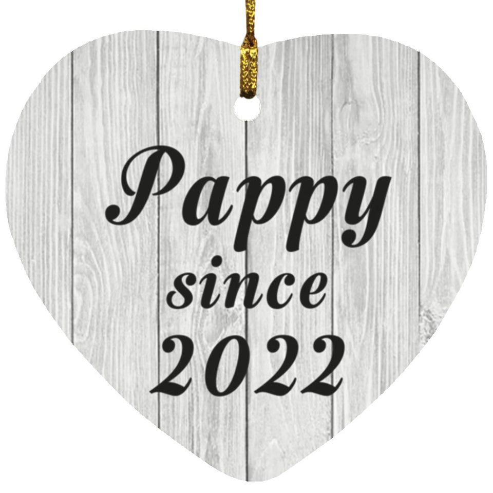 Pappy Since 2022 - Heart Ornament F