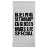 Being Stationary Engineer Makes Life Special - Hand Towel
