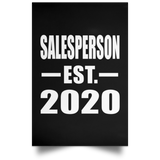 Salesperson Established EST. 2020 - Poster Portrait
