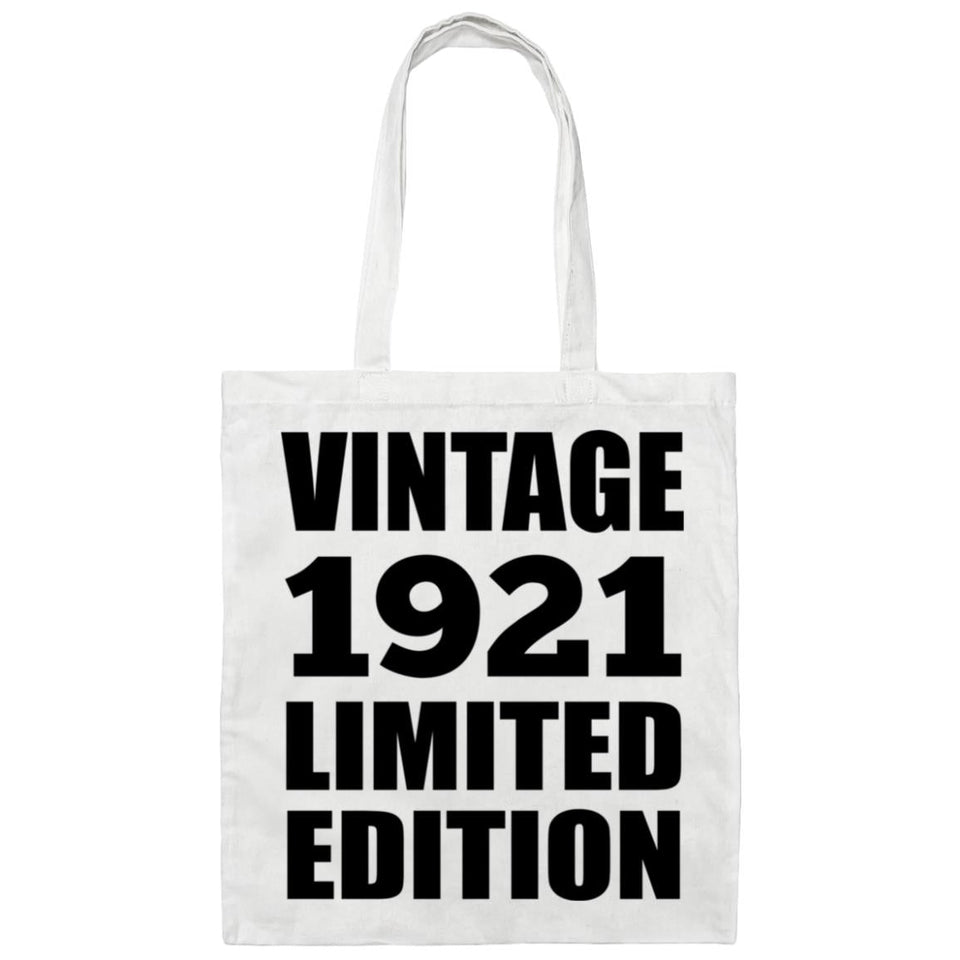 103rd Birthday Vintage 1921 Limited Edition - Tote Bag White