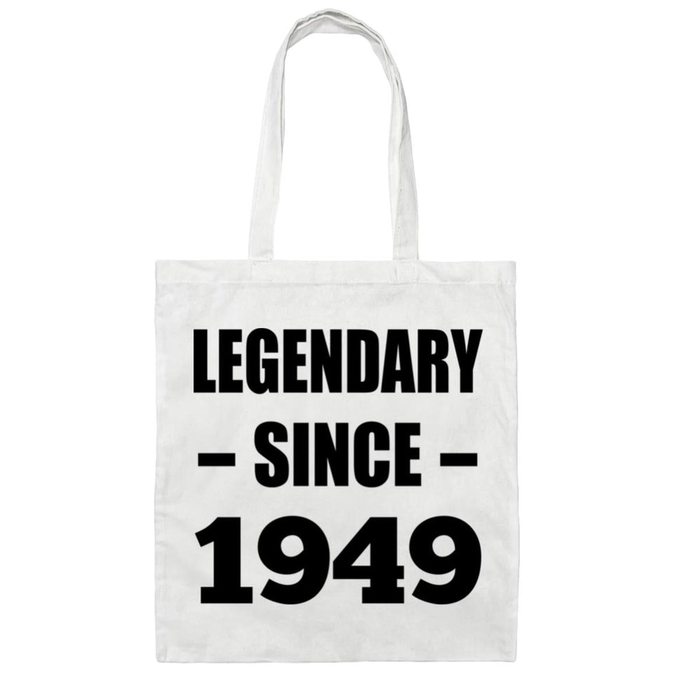 75th Birthday Legendary Since 1949 - Tote Bag White