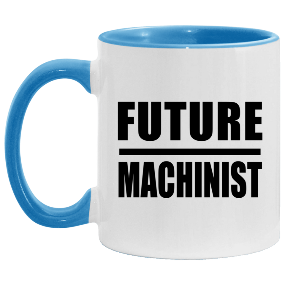 Future Machinist - 11oz Accent Mug Blue
