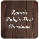 Ronnie Baby's First Christmas - Drink Coaster D