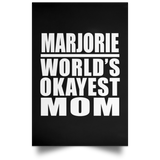 Marjorie World's Okayest Mom - Poster Portrait