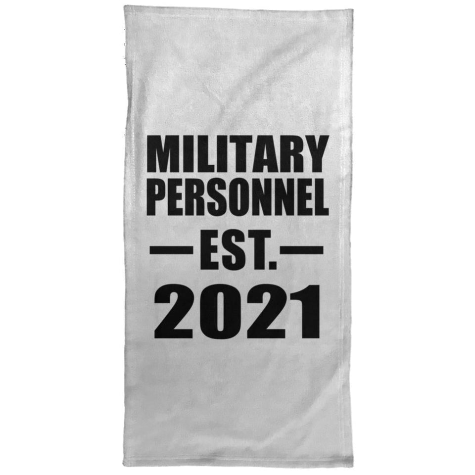 Military Personnel Established EST. 2021 - Hand Towel