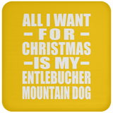 All I Want For Christmas Is My Entlebucher Mountain Dog - Coaster