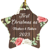 First Christmas As Mother & Father 2023 - Star Ornament A