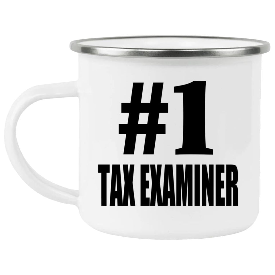 Number One #1 Tax Examiner - 12oz Camping Mug