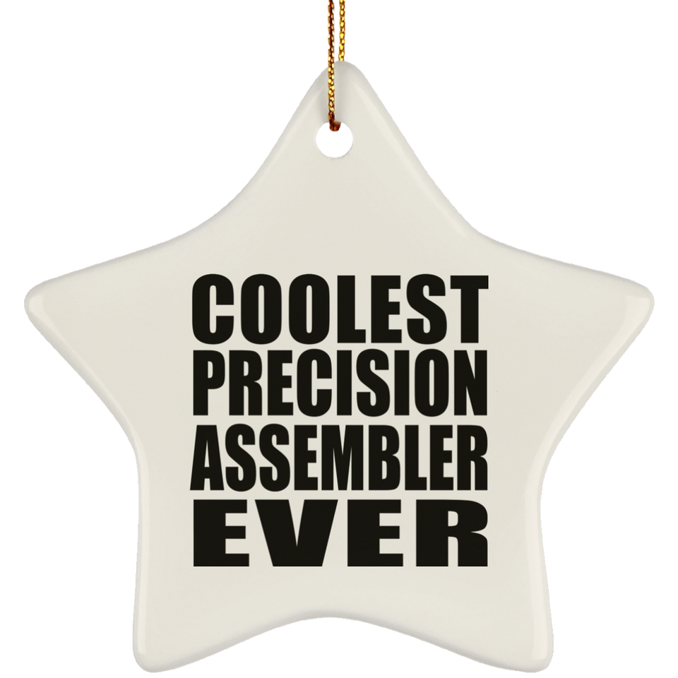 Coolest Precision Assembler Ever - Star Ornament